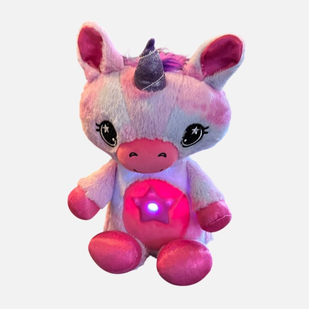 Star Belly Dream Lites Unicorn Plush Night Light Up Star Projector Tested